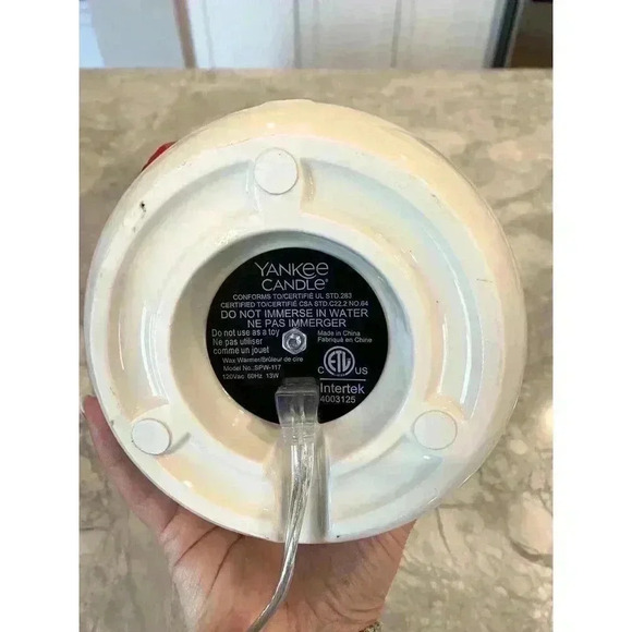 Yankee Candle Scenterpiece Wax Warmer Snowman Holiday Melt Timer 8” - Picture 3 of 3